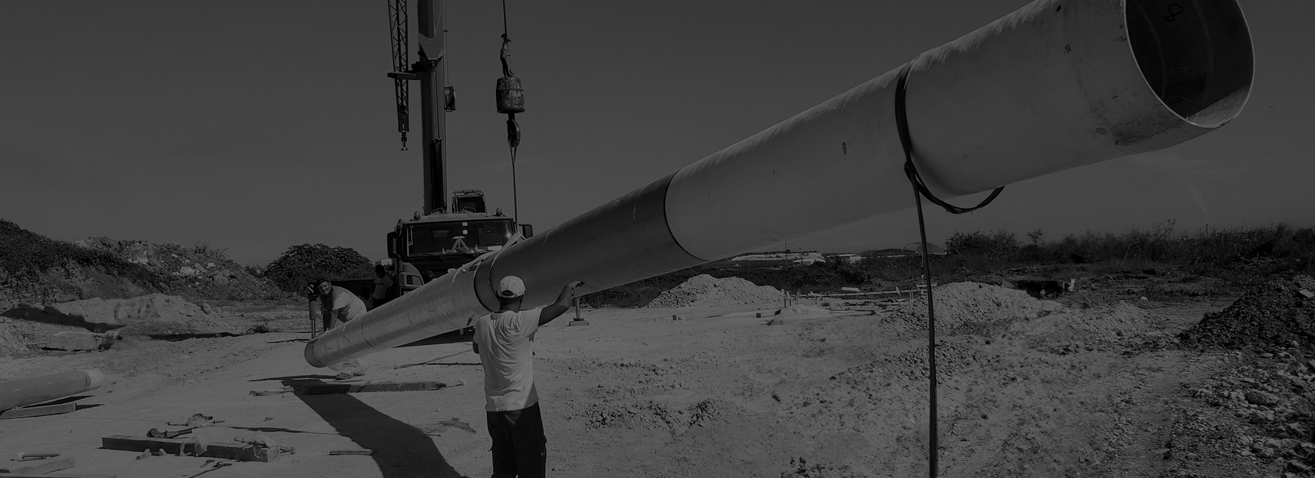 Monopolo de fibra de vidrio (PRFV)