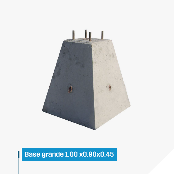 Base grande 1.00 x0.90x0.45