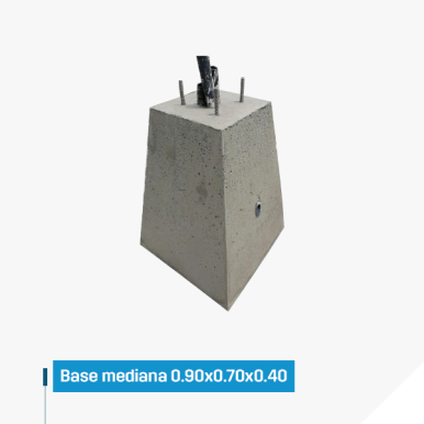 Base mediana 0.90x0.70x0.40